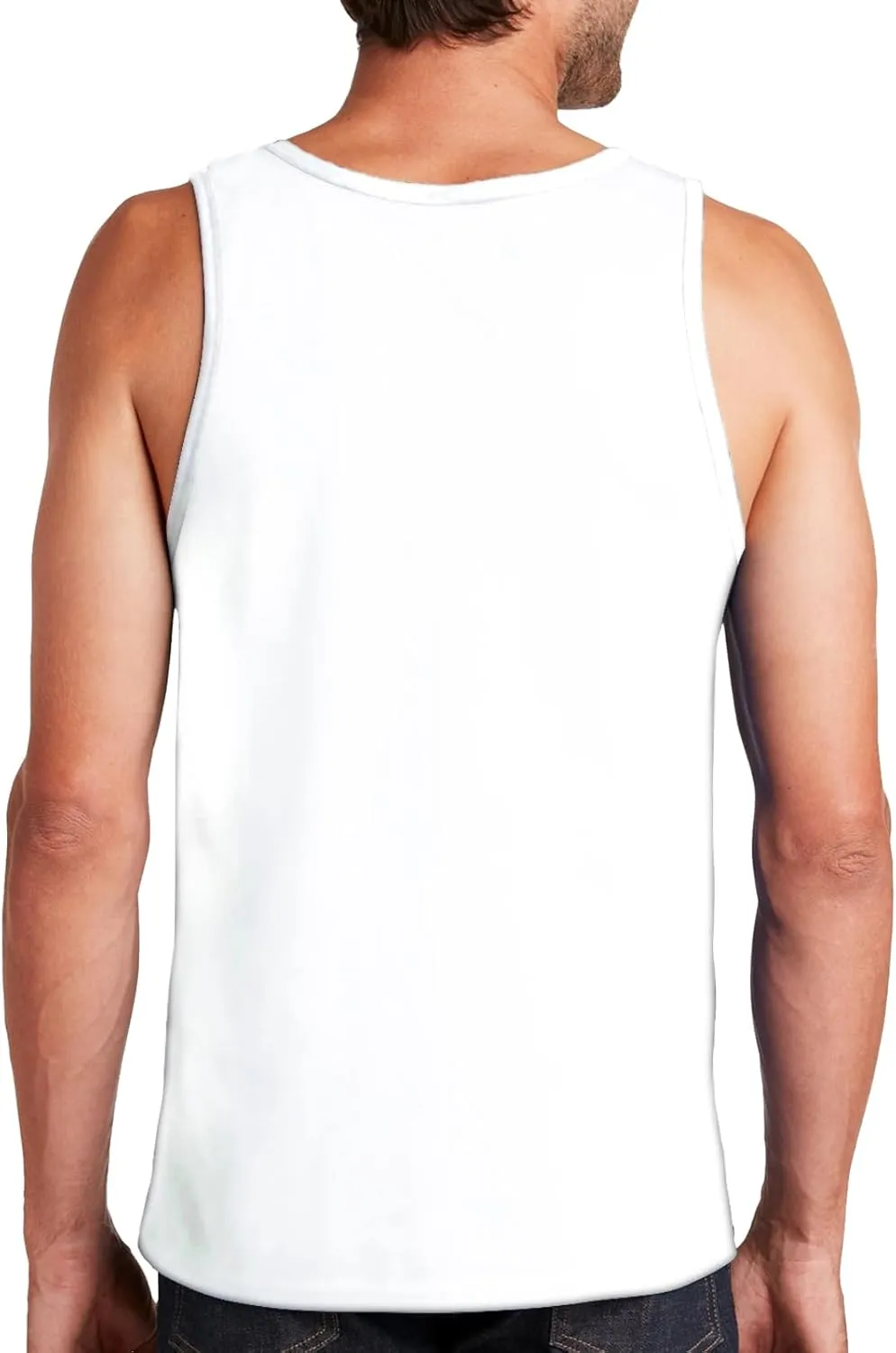 AOBUTE Mens LGBT Rainbow Flag Tank Top Gay Pride Sleeveless Tee Shirts