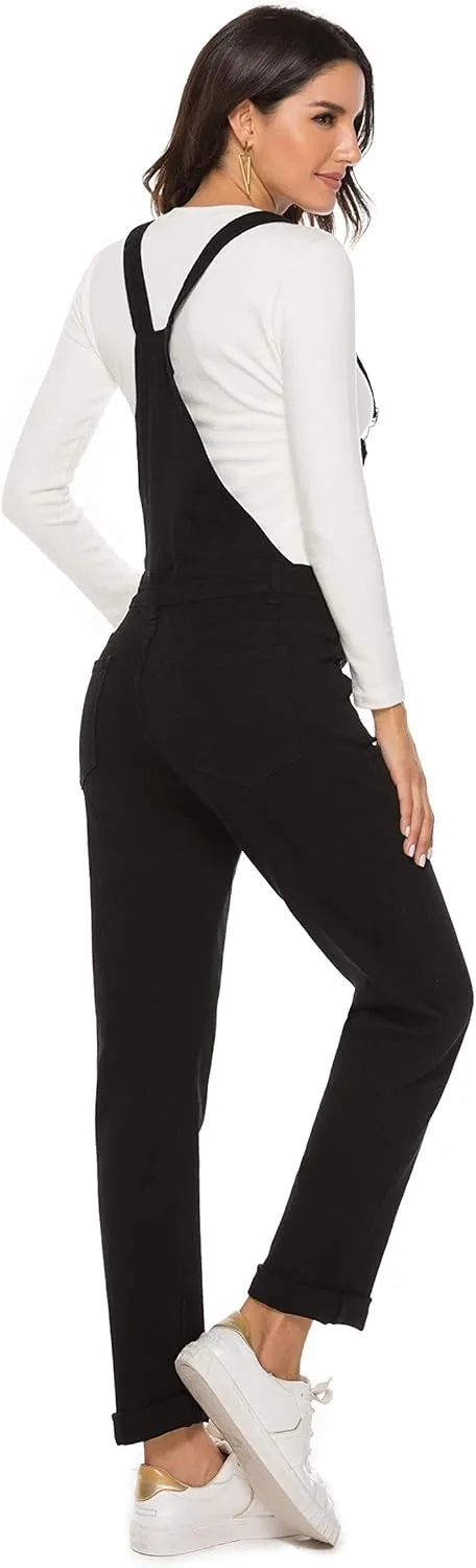 AvaCostume Womens Classic Adjustable Strap Jean Overalls