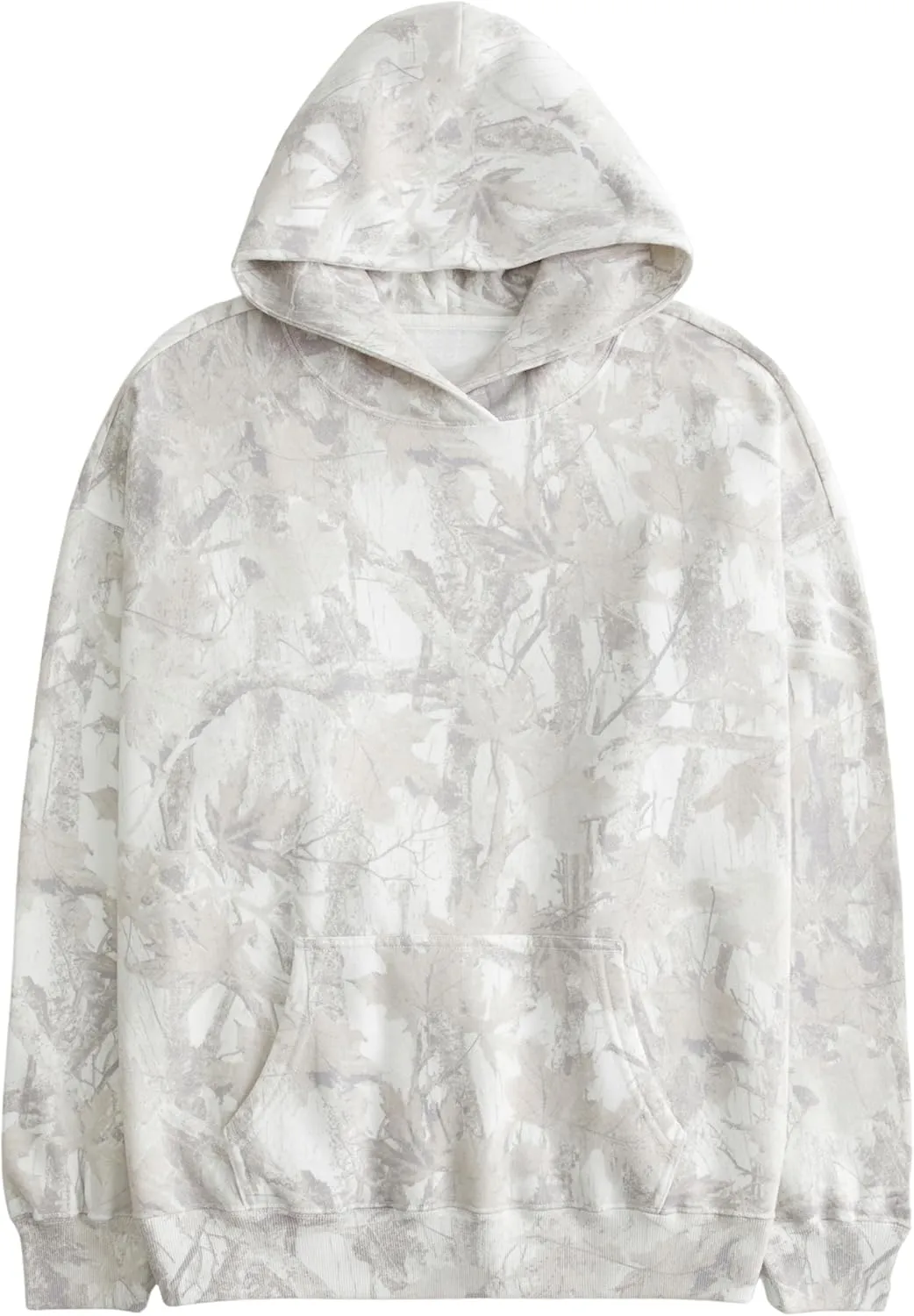 Camo Hoodie Womens Mens Maple Leaf Fleece Hooded Sweatshirt Oversized Camouflage Hoodies For Women Trendy