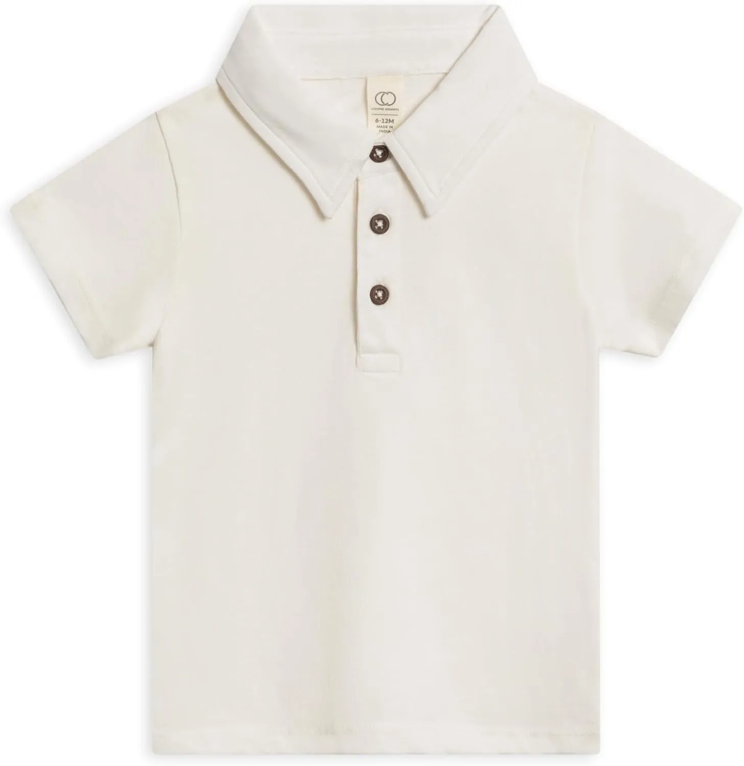 Colored Organics Infant Toddlers and Kids Organic Cotton Short Sleeve Crew Neck Tee Shirt