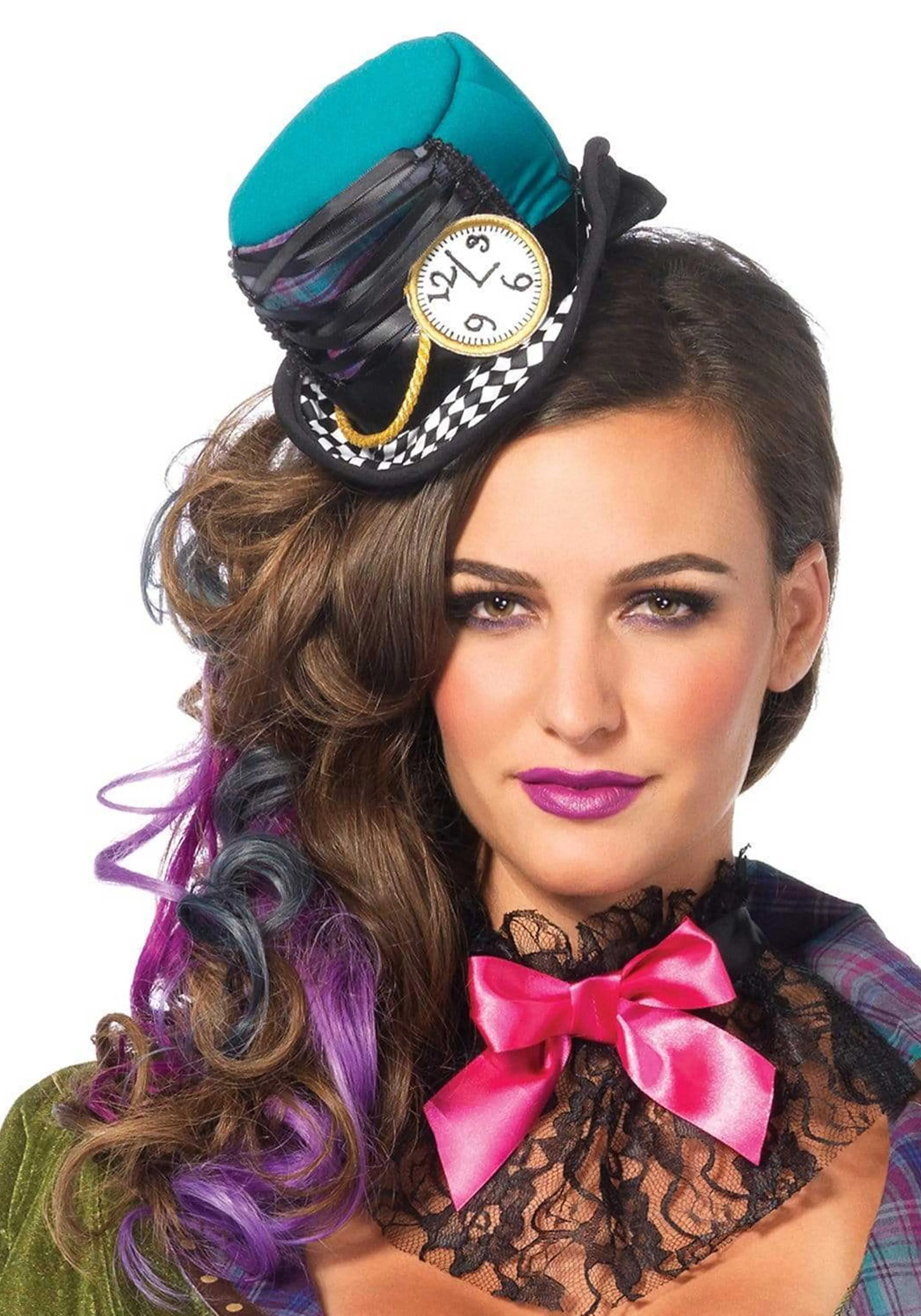 Deluxe Mad Hatter Halloween Costume- Multicolor