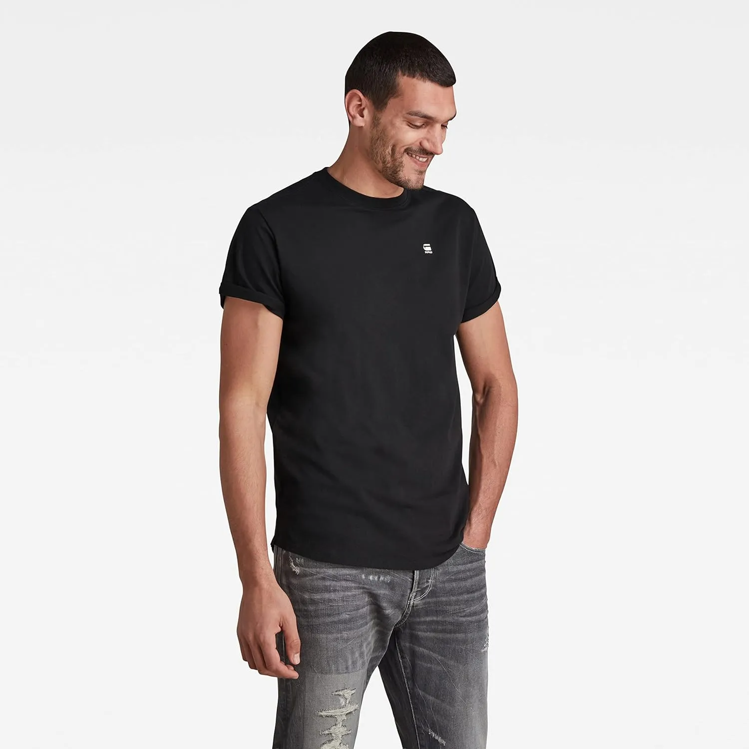 G-STAR RAW Men's Lash Crew Neck Short Sleeve T-Shirt
