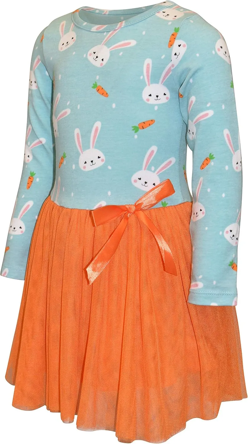 Girls Long Sleeve Tulle Tutu Dresses for Kid and Toddler