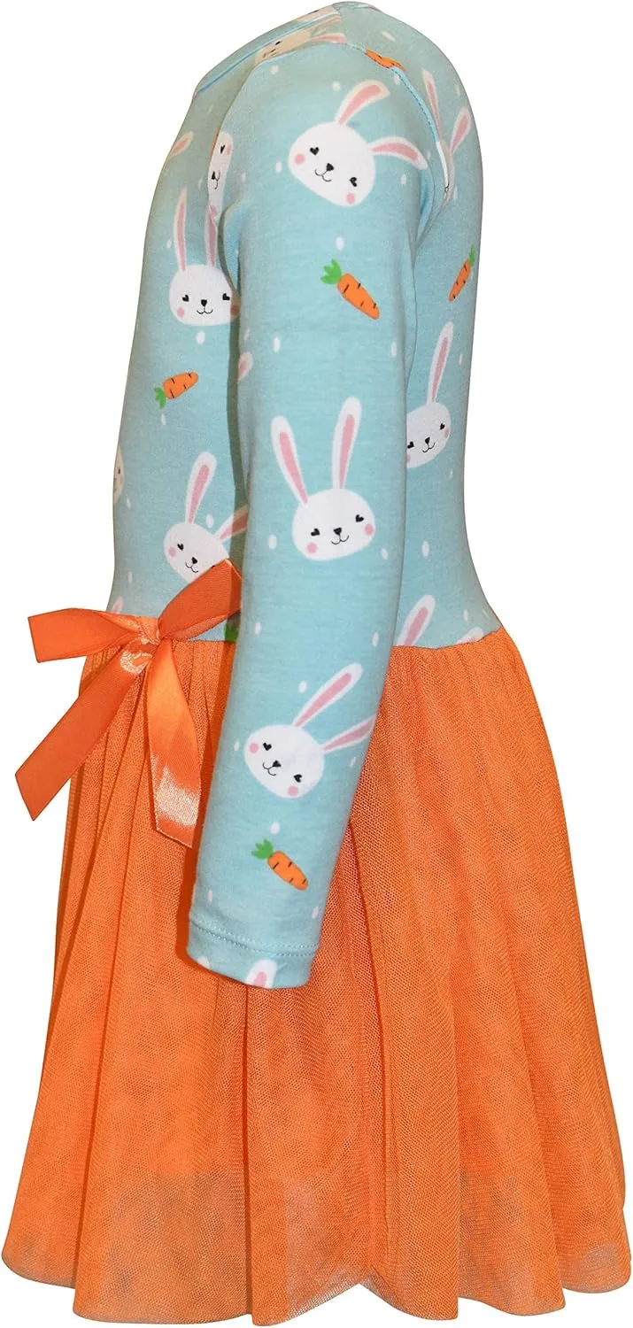 Girls Long Sleeve Tulle Tutu Dresses for Kid and Toddler