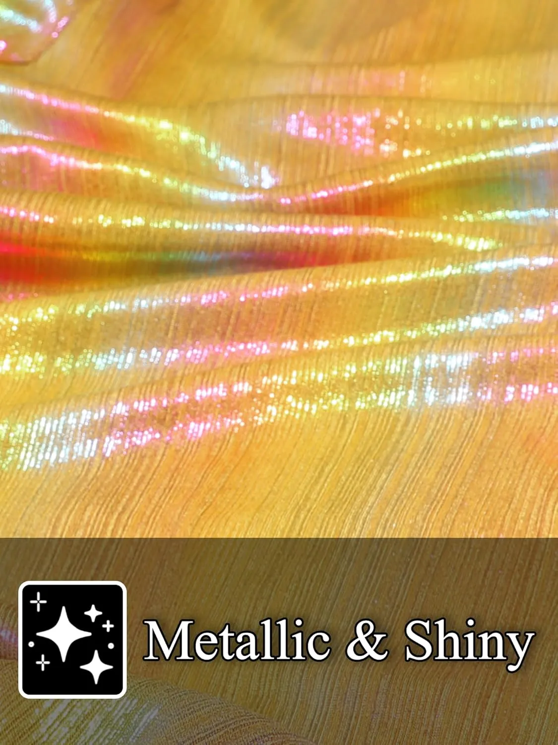 Lars Amadeus Metallic Pants for Men's Sparkle Rainbow Sweatpants Disco Holographic Pants