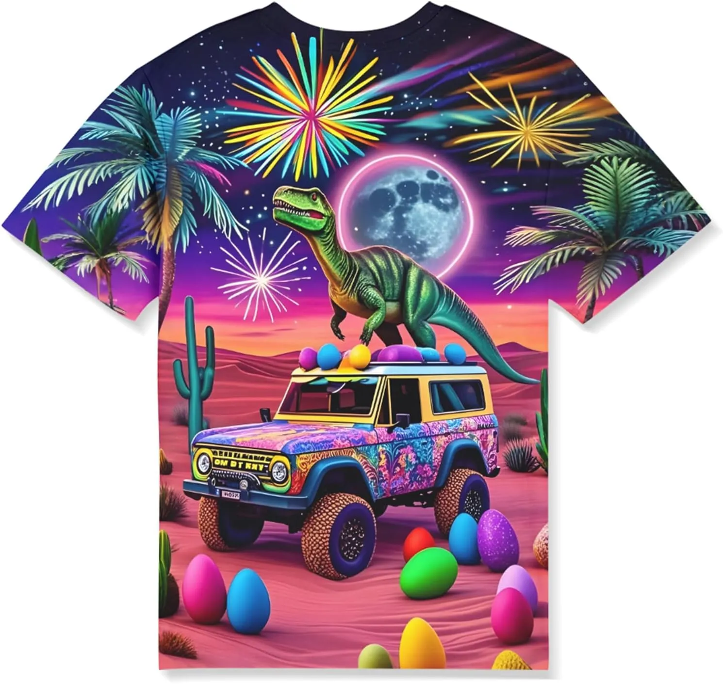 Linnhoy Kid Shirts 3D Graphic Printed Tees for Boys and Girls Novelty Fashion T-Shirts Unisex Casual Tops Size 6-16 Years