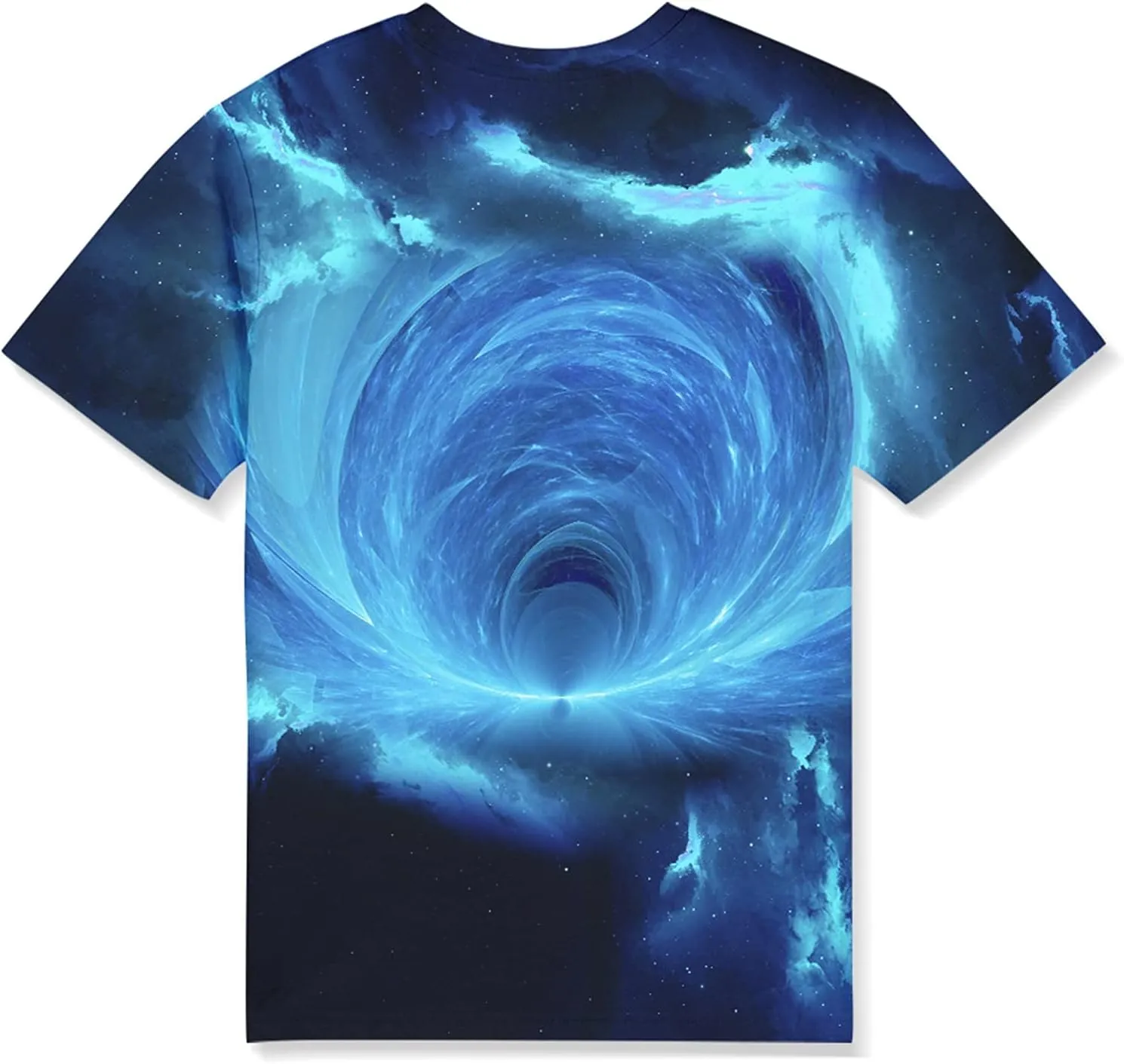 Linnhoy Kid Shirts 3D Graphic Printed Tees for Boys and Girls Novelty Fashion T-Shirts Unisex Casual Tops Size 6-16 Years