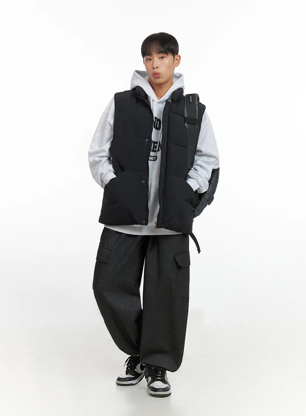 Men's Basic Puffer Vest IO420