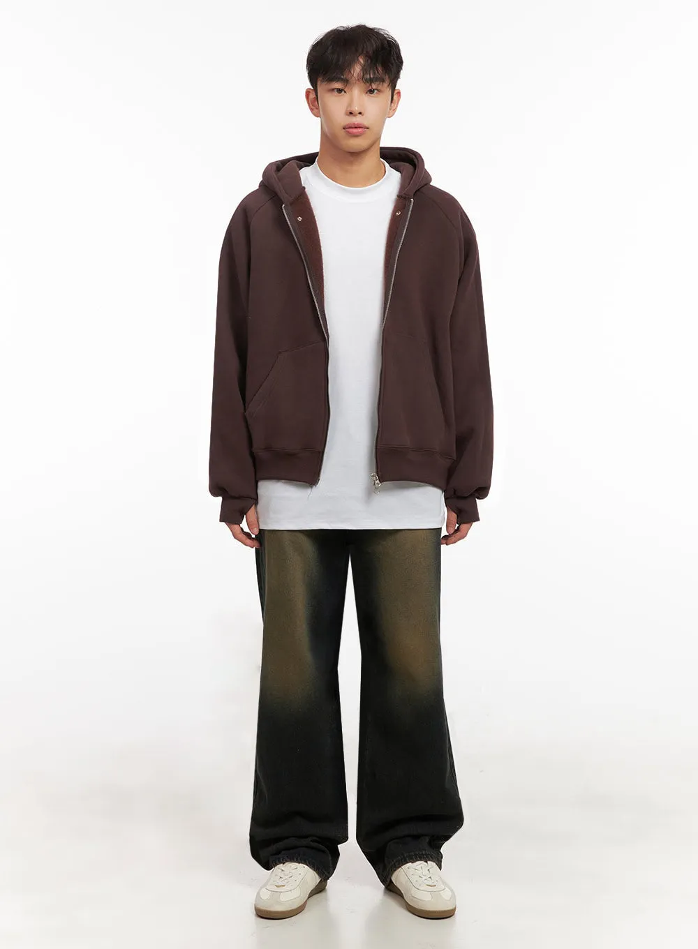 Men's Warm Cotton Zip-Up Jacket ID427