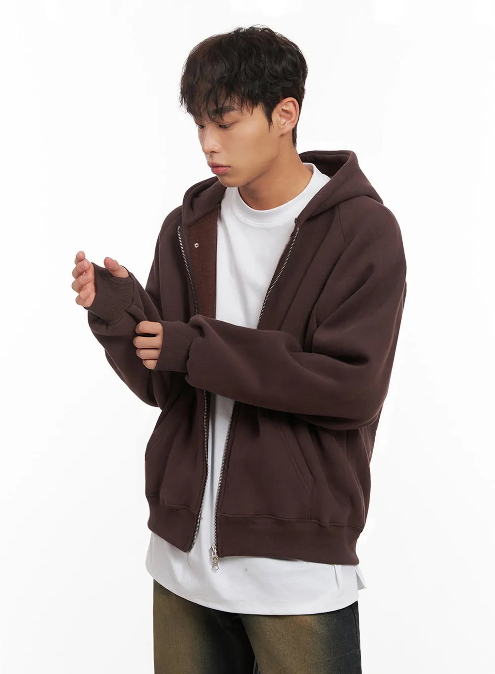 Men's Warm Cotton Zip-Up Jacket ID427