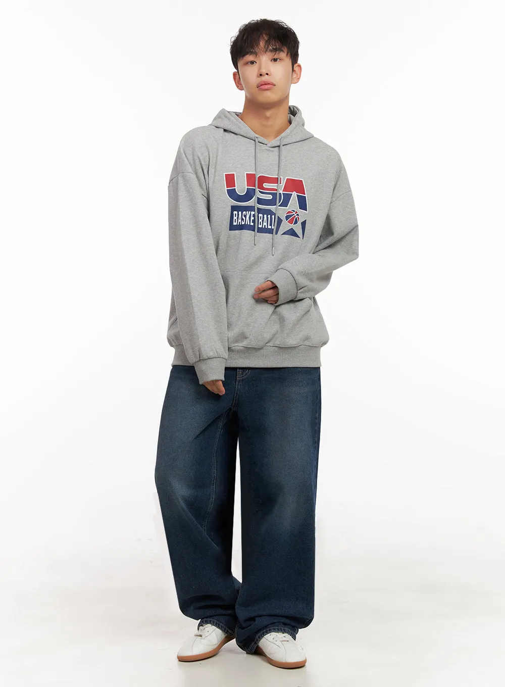 Men's Wide-Fit Denim Jeans ID427