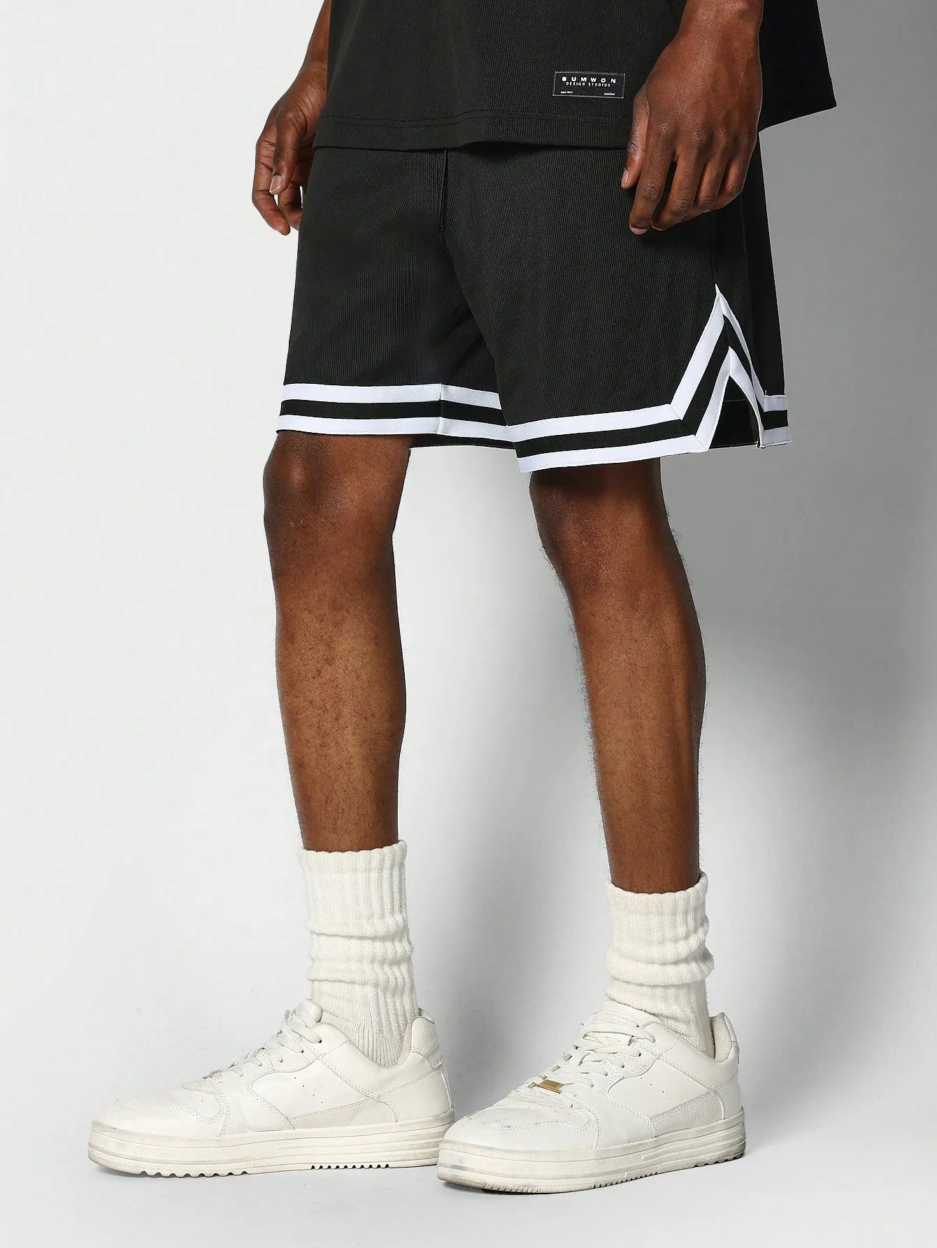 Oversized Tee With Graphic And Short 2 Piece Set