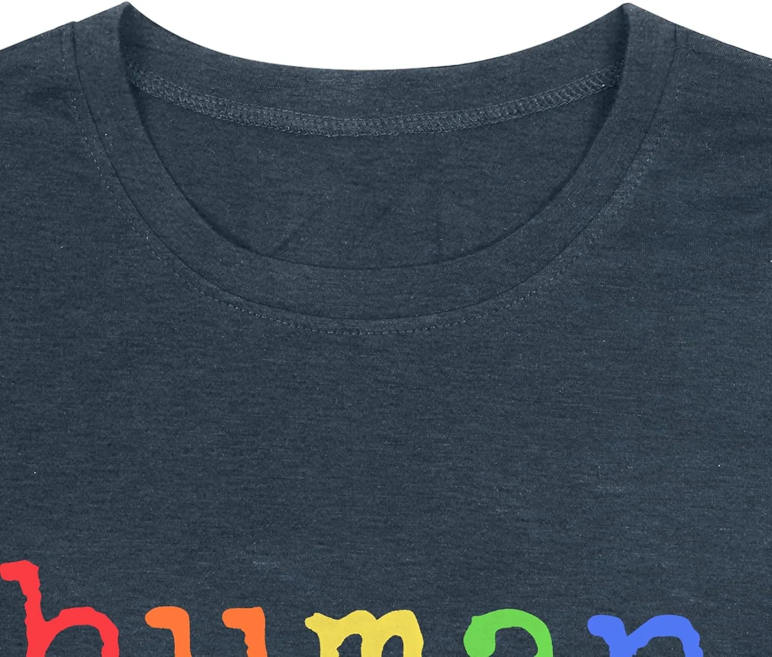 Pride Shirts Men: Human LGBTQ T Shirt Gay Pride Month Shirt Rainbow Graphic Tee LGBT Equality Blouse Tops