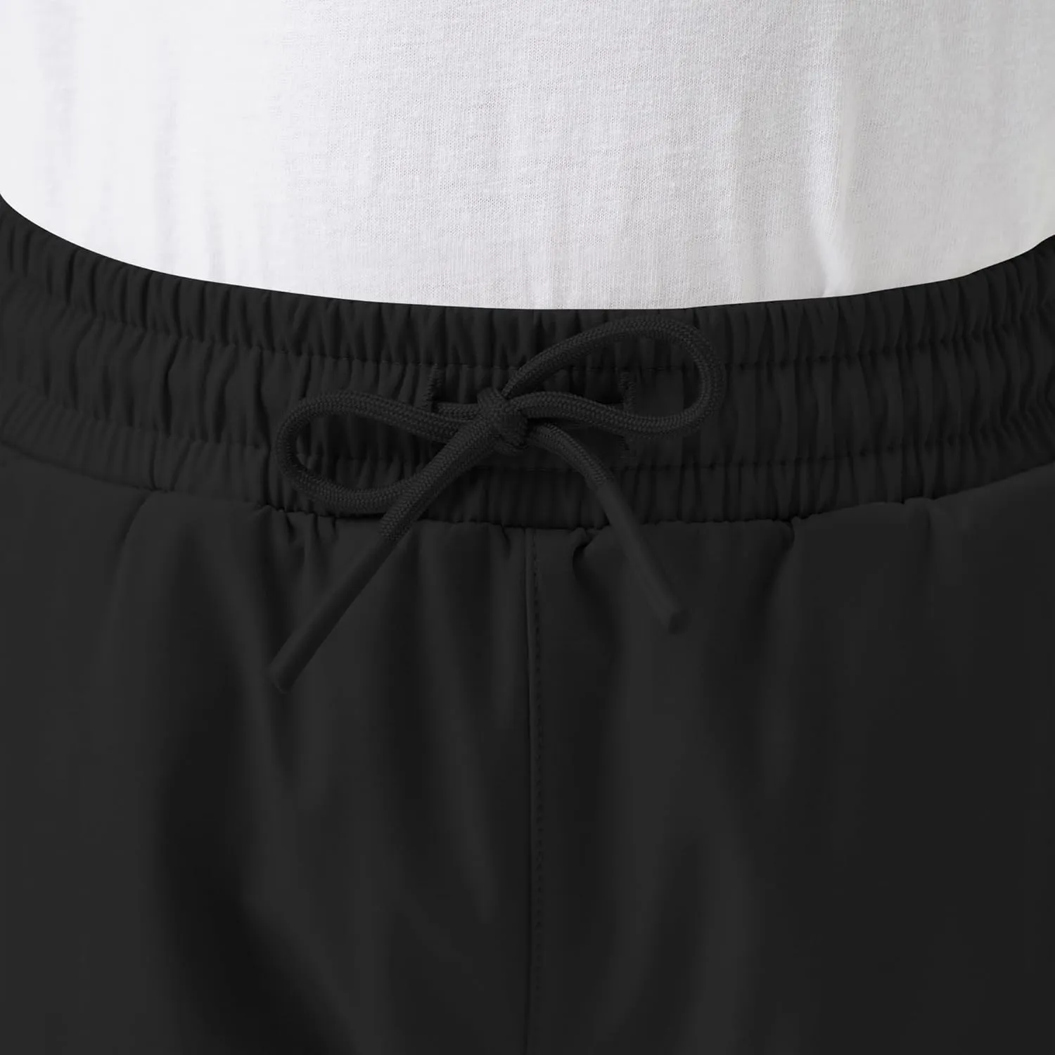 QBK School Uniform Pants for Boys & Girls 3T-16, Elastic Waist & Drawstring Joggers, Water-Repellent and 3 Pockets