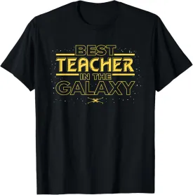 Star Wars Best Teacher in the Galaxy X-Wing Teacher Gift T-Shirt