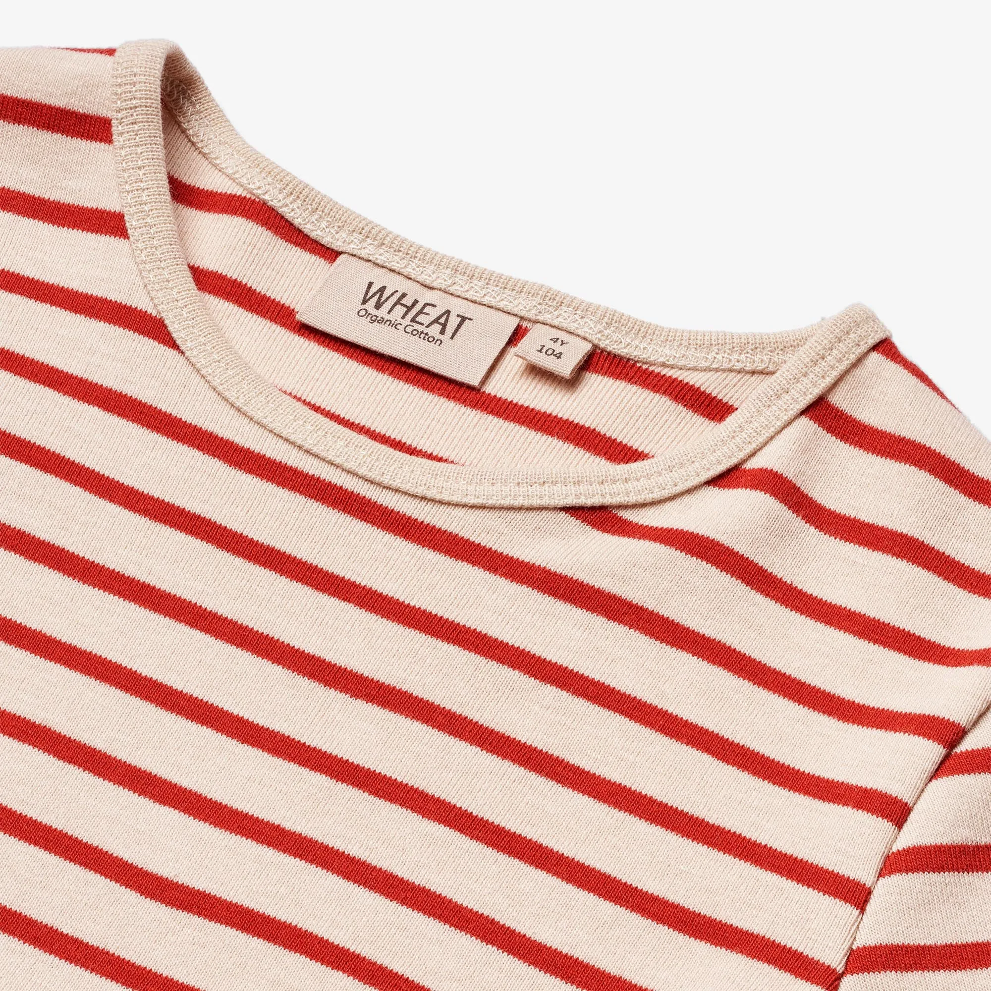 T-Shirt L/S Stig - red stripe