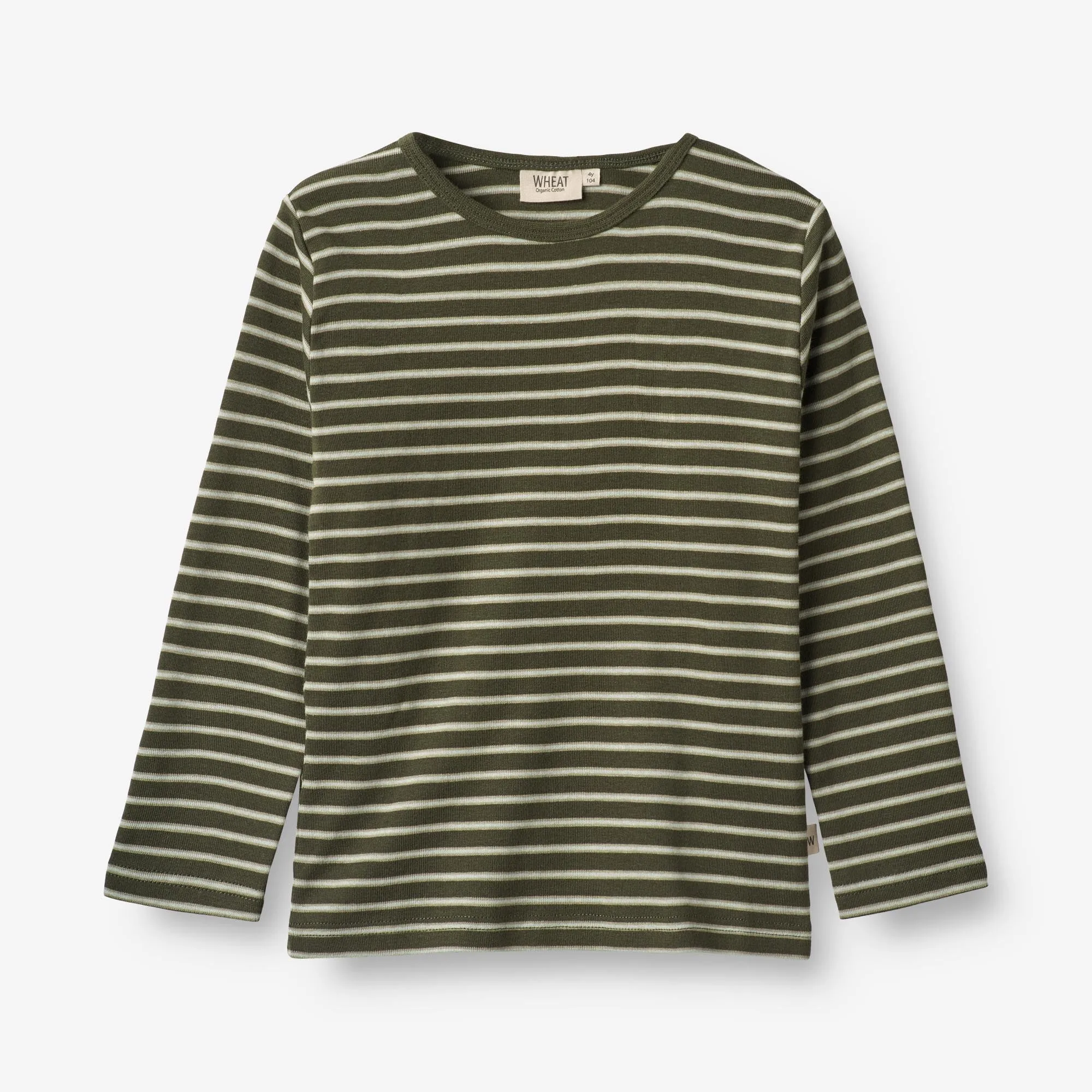 T-Shirt Stig - dark green stripe