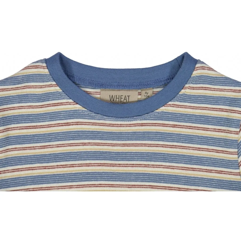 T-Shirt Wagner SS - bluefin multi stripe