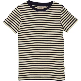 T-Shirt Wagner SS - deep wave stripe