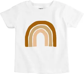 The Spunky Stork Earthy Rainbow Organic Cotton Toddler T Shirt