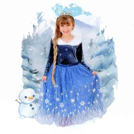 The Ultimate Frozen Gift Set: Elsa Luxury Dress and Accessories