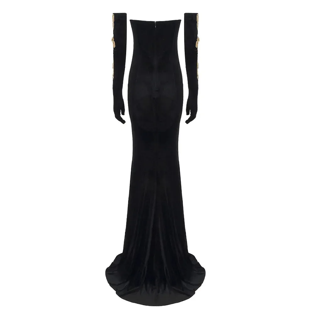 Trend4us Majestic Crystal Luxury Ball Gown