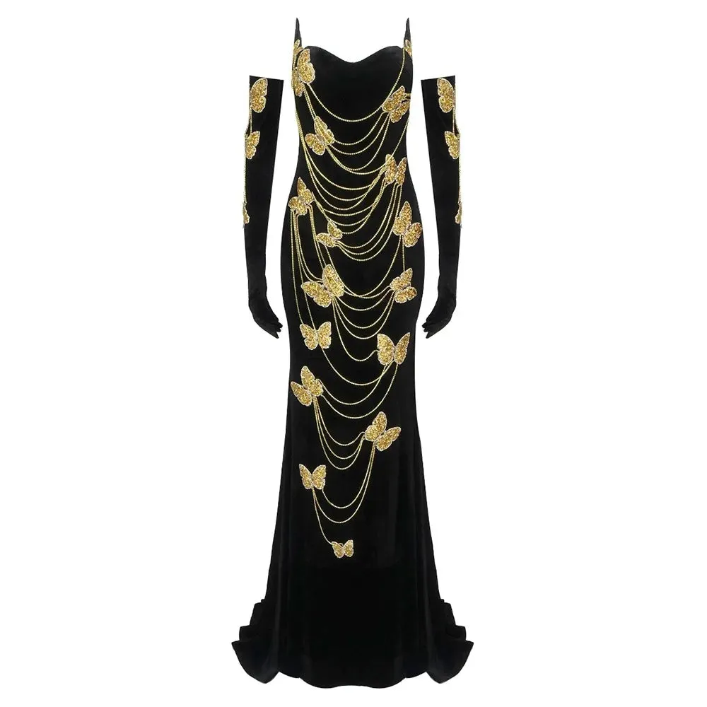 Trend4us Majestic Crystal Luxury Ball Gown
