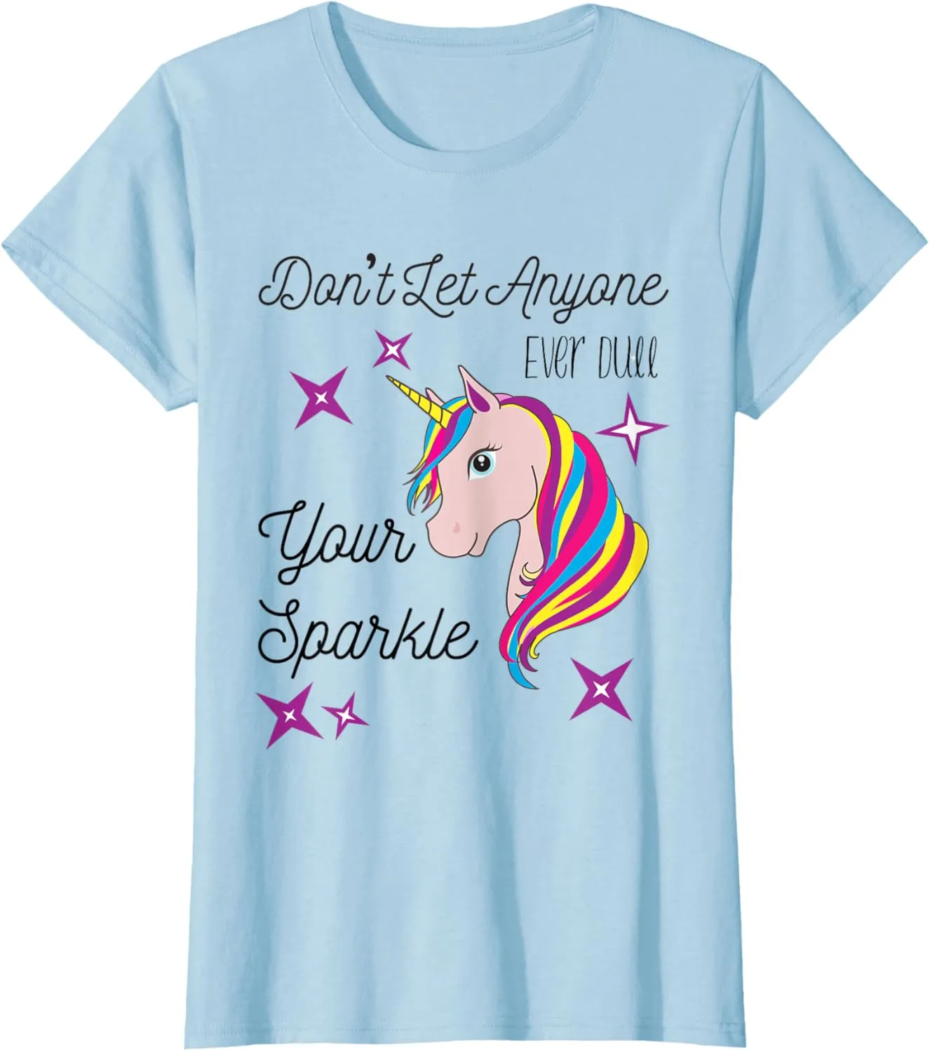 Unique Unicorn Inspirational Encouraging Rainbow T-Shirt T-Shirt