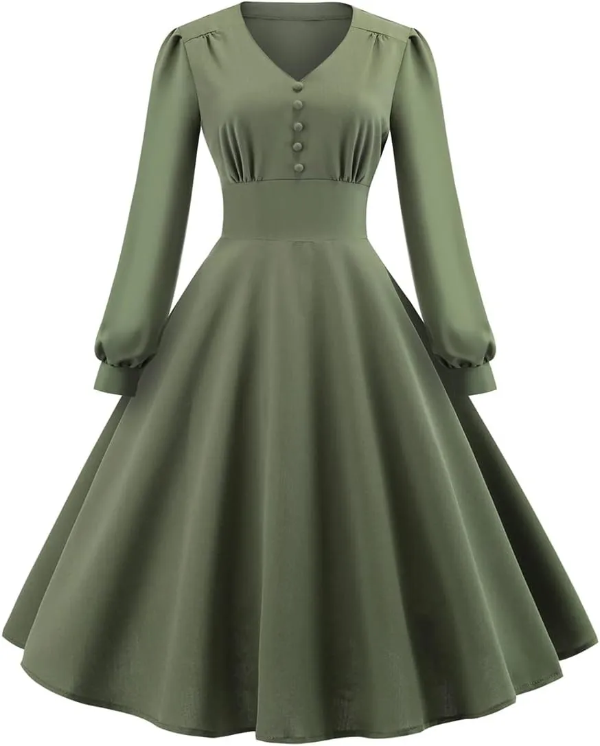 Women Vintage Off Shoulder Rose Embroidered Floral Evening Dress V Neck Short 3/4 Sleeves Wedding Cocktail A Line Midi Gown