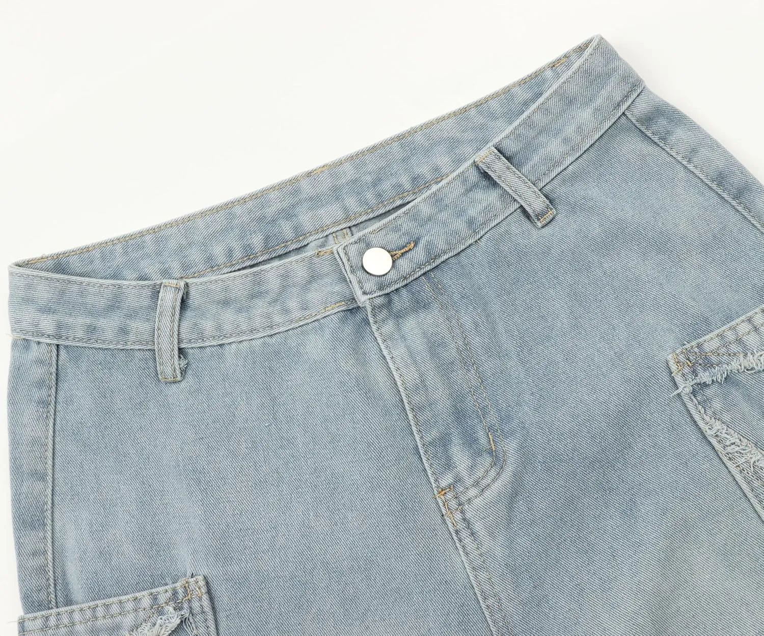 Womens Baggy Jeans Y2K Star Pocket Denims Grunge Teen Girls High Waist Casual Cute Causal Loose Denim Pants